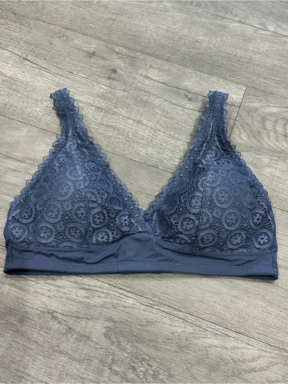 SO Blue Lace Wireless Bralette